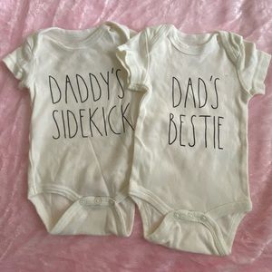 Rae Dunn onesies 0-3m